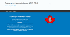 Desktop Screenshot of bridgewoodlodge.com