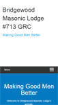 Mobile Screenshot of bridgewoodlodge.com